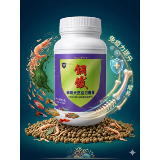 鋼鐵天然活力癮食 沉底飼料 1500ml 小顆粒 880元